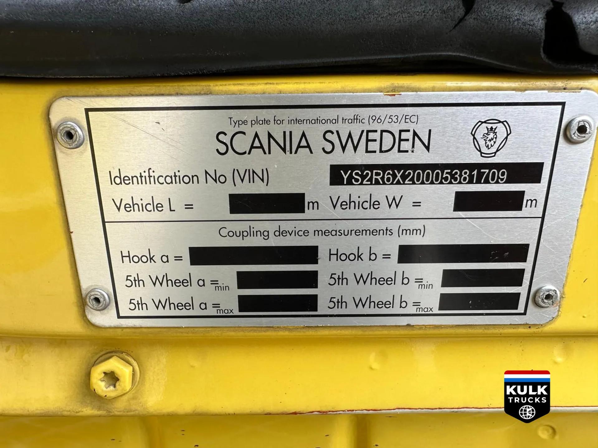 Foto 18 van Scania R 520 6X2/4 / RETARDER / KING HYDRAILICS / SHOW TRUCK / CONCOURSTAAT
